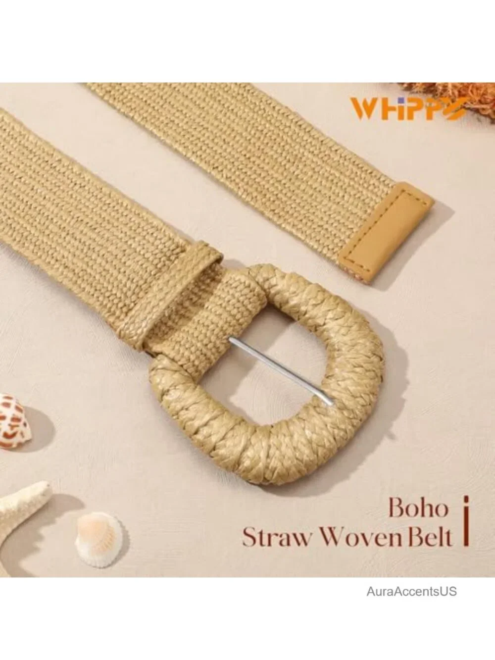Straw Woven Elastic Stretch Waist Belt Boho Braided Dress Belt